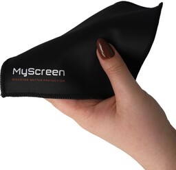 MyScreen Ściereczka antystatyczna Cut&Use 15 x 15 cm, 1 sztuka, czarna