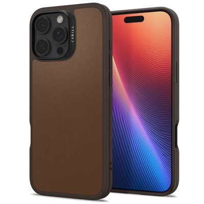 Etui SPIGEN Cyrill Kajuk Mag Magsafe do Apple iPhone 16 Pro Max Brązowy