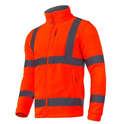 LAHTI PRO BLUZA POLAROWA OSTRZEGAWCZA POMARAŃCZOWA 2XL