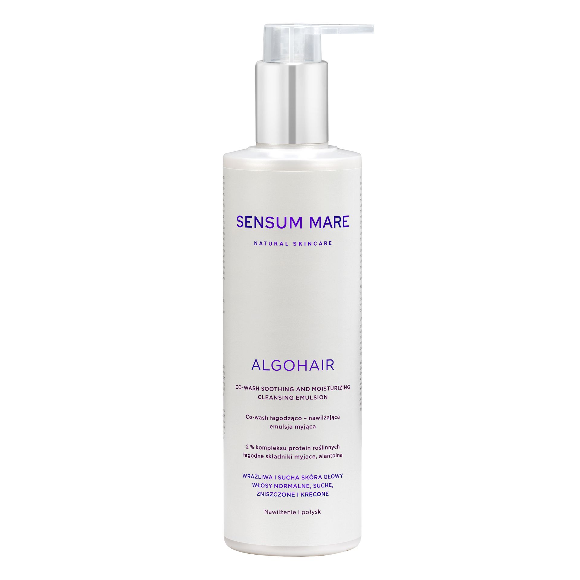Sensum Mare Algohair Co-wash Łagodząco-nawilżająca emulsja myjąca