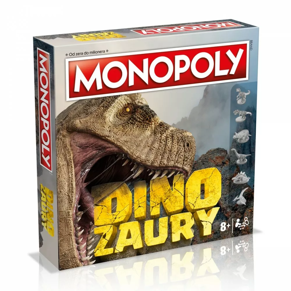 towarzyska WINNING MOVES Monopoly Dinozaury