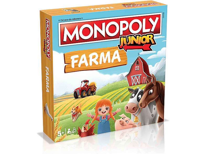 towarzyska WINNING MOVES Monopoly Junior Farma