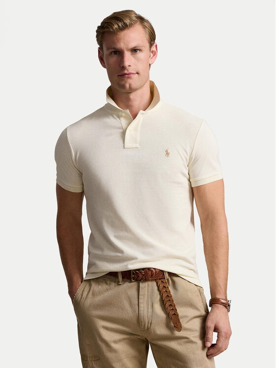 Polo Ralph Lauren Polo 710536856417 Écru Slim Fit