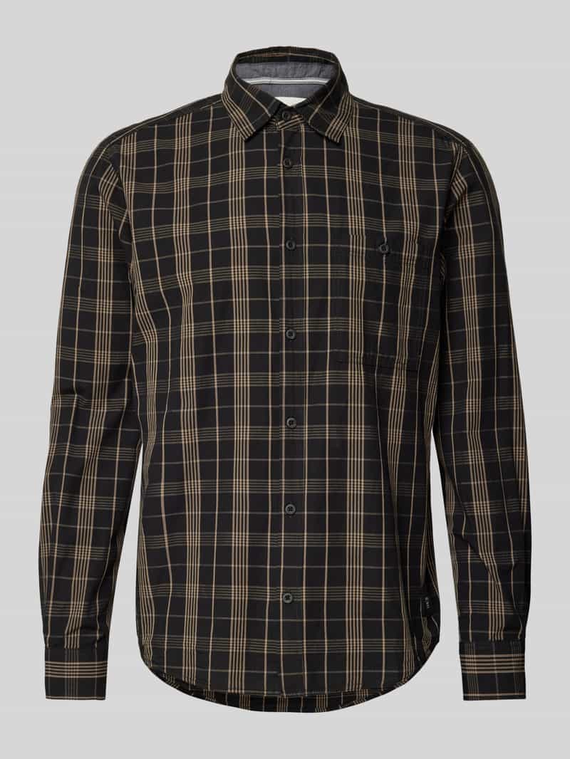 Koszula casualowa o kroju regular fit z czystej bawełny