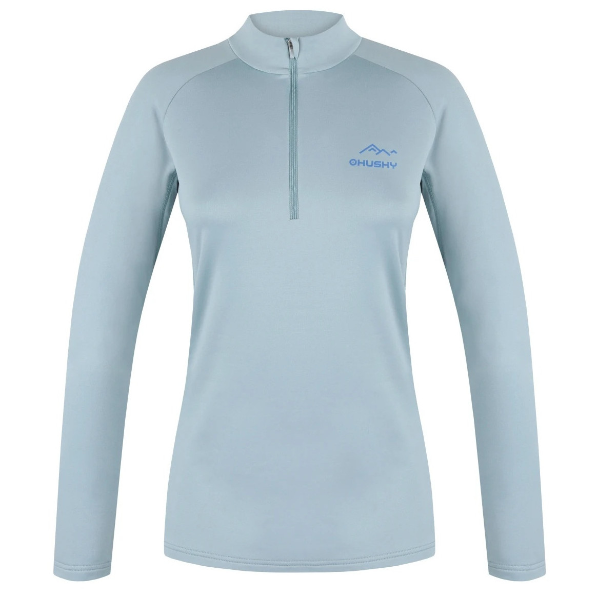 Damska koszulka Husky Tromi zip L Rozmiar: M / Kolor: jasnoniebieski