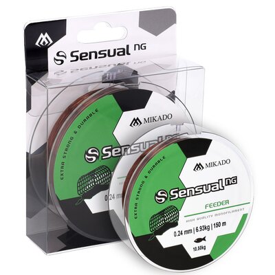 Żyłka MIKADO Sensual N.G Feeder 0.18 mm / 150 m Brązowy