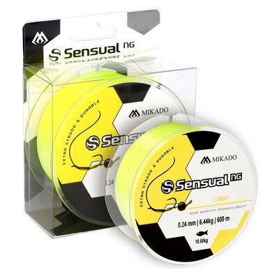 Mikado Żyłka Sensual Ng Carp 0.45mm/600m - Żółta
