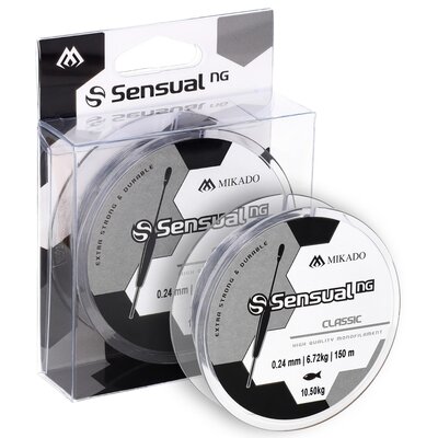 Żyłka MIKADO Sensual N.G Classic 0.10 mm / 150 m Transparentny