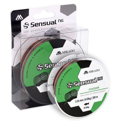 Żyłka MIKADO Sensual N.G Feeder 0.28 mm / 300 m Brązowy