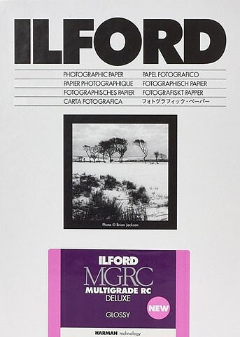 Papier B&W Ilford Multigrade RC Deluxe Glossy 12.7x17.8/25 arkuszy