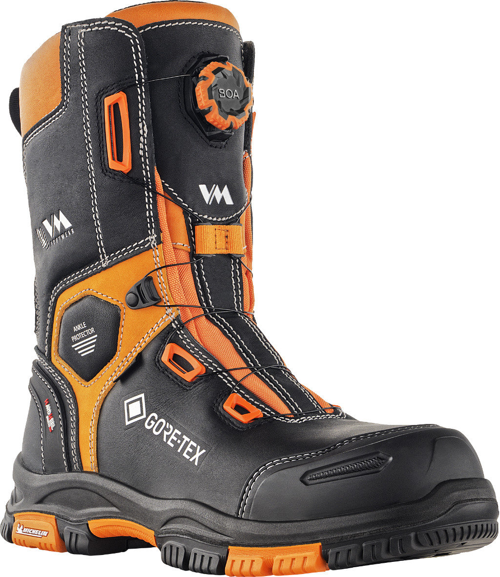 Buty robocze VM Wysokie Trzewiki BHP CONNECTICUT S7L BOA ROZM 45