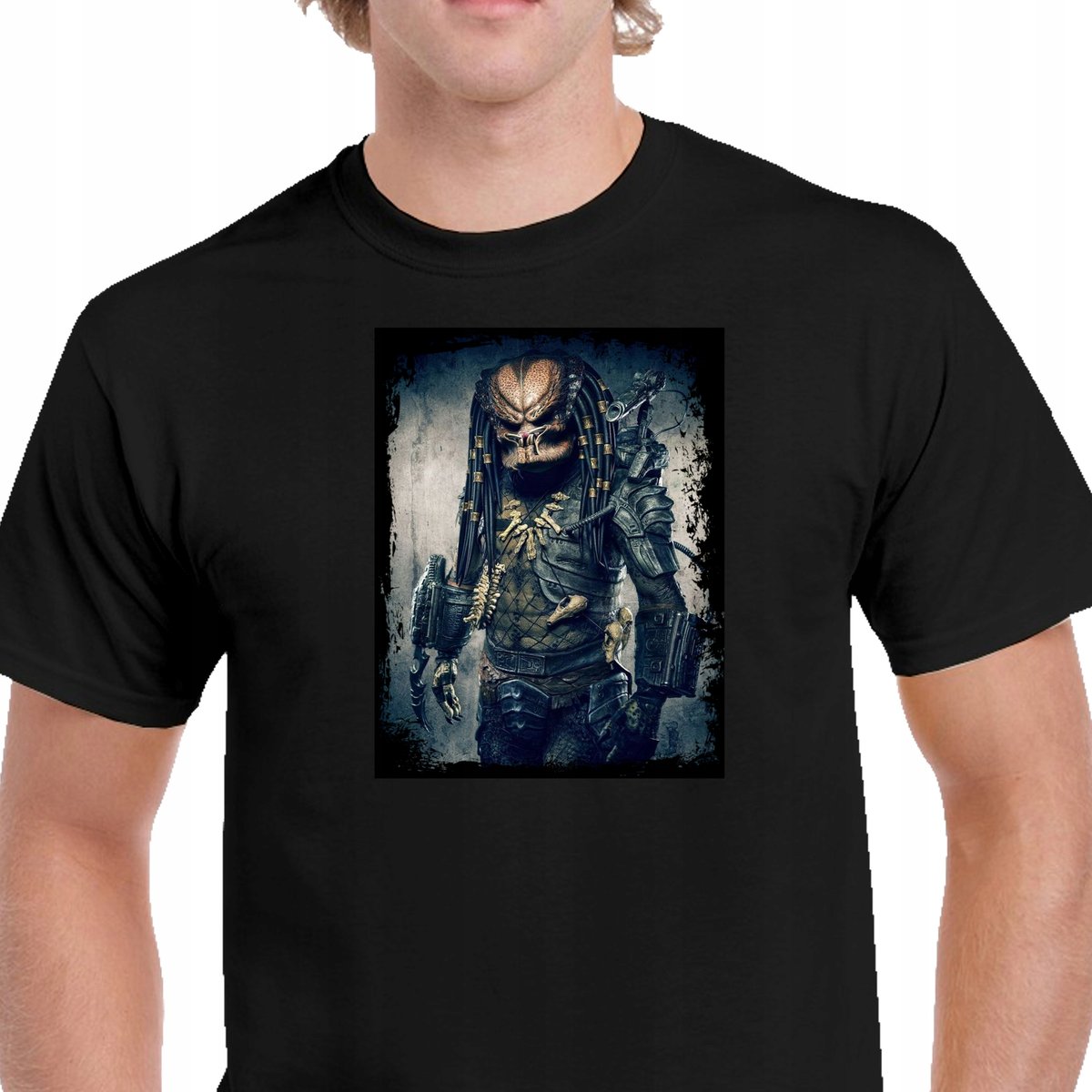 KOSZULKA FILMOWA PREDATOR FILM PREZENT CZARNA BAWEŁNA JAKOŚĆ FILM L P065