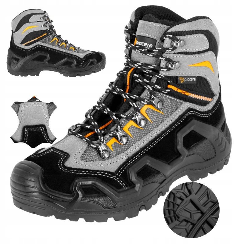 Buty Trekkingowe męskie Taktyczne Górskie Sportowe Trzewiki skórzane r. 44
