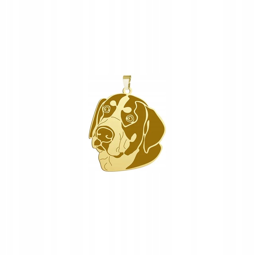 Zawieszka Złota z psem Greater Swiss Mountain Dog 925 Biżuteria GRAWER