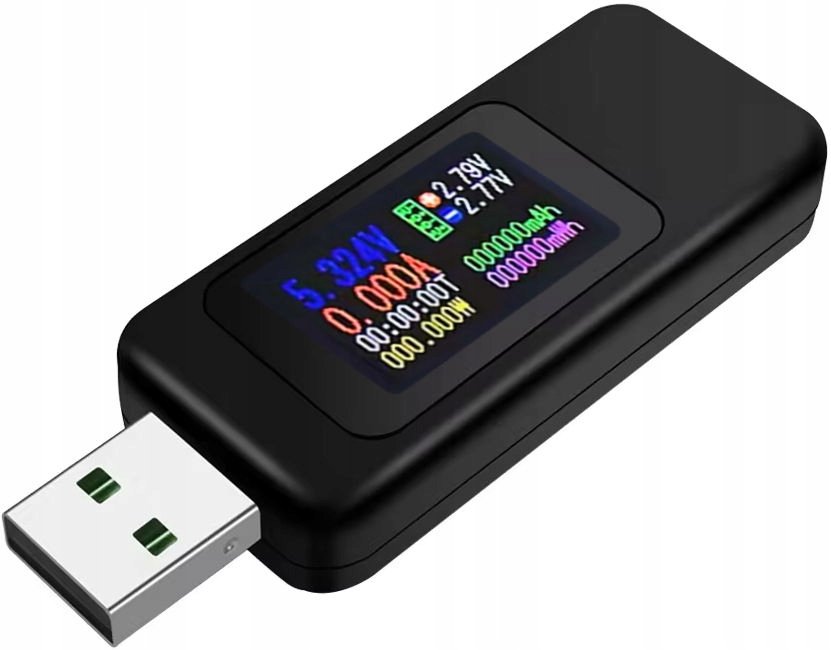KEWEISI MX18L Miernik Pojemności Baterii Woltomierz Amperomierz USB
