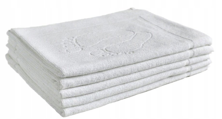 Dywanik Łazienkowy 50X70 Stopka Biała 500 g/m2