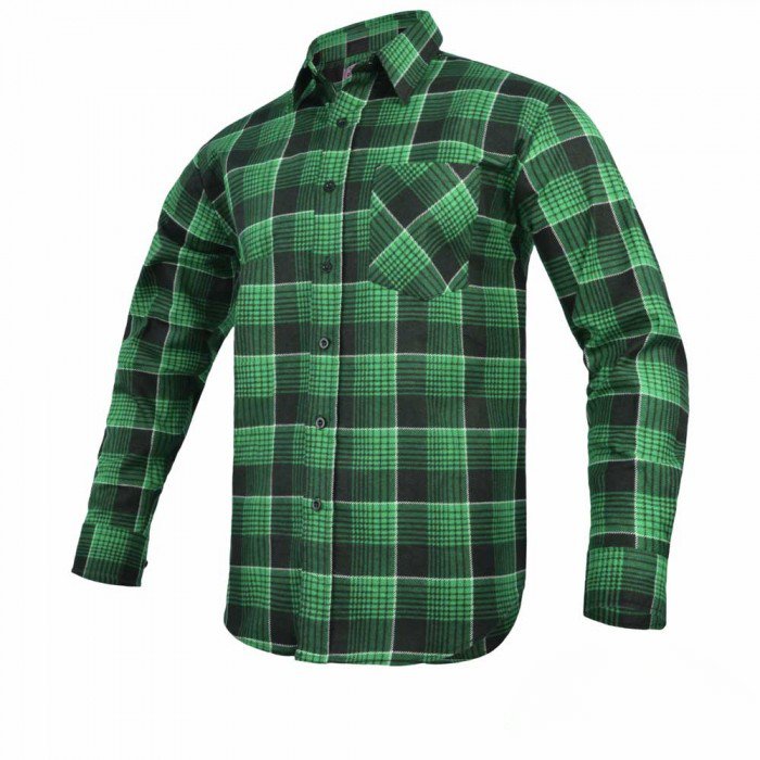 Koszula robocza flanelowa Mod Zielona ROZM 43