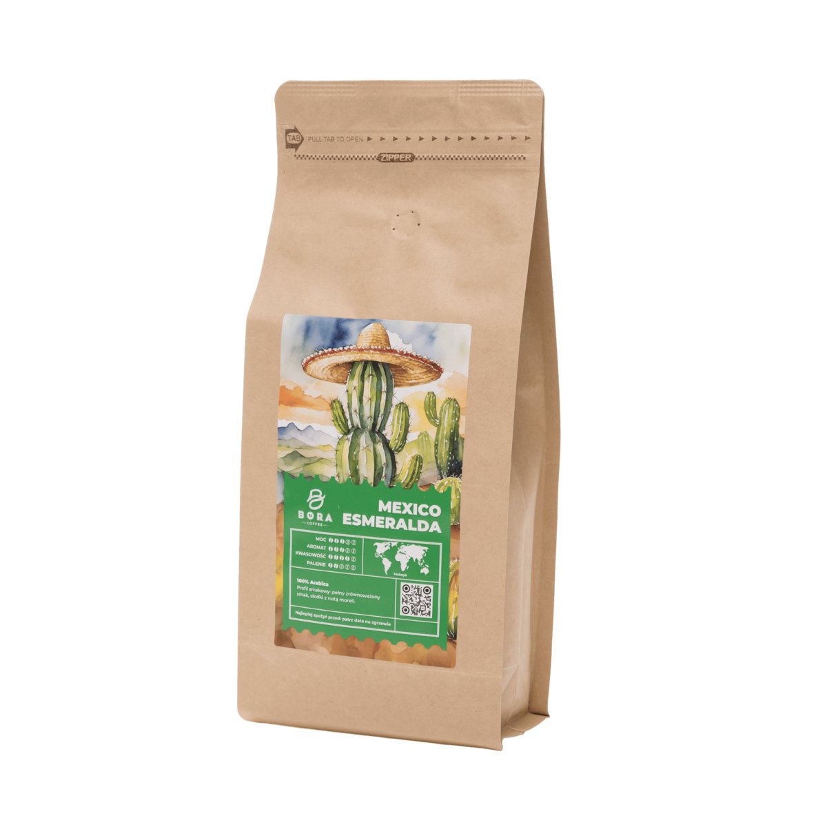 Kawa Ziarnista Mexico Esmeralda 1000g