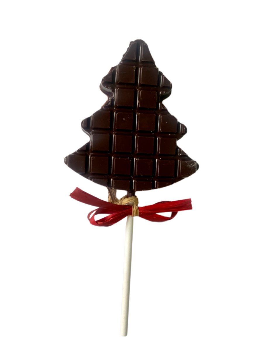 Lizak CHOINKA duża z czekolady ciemnej, 30g