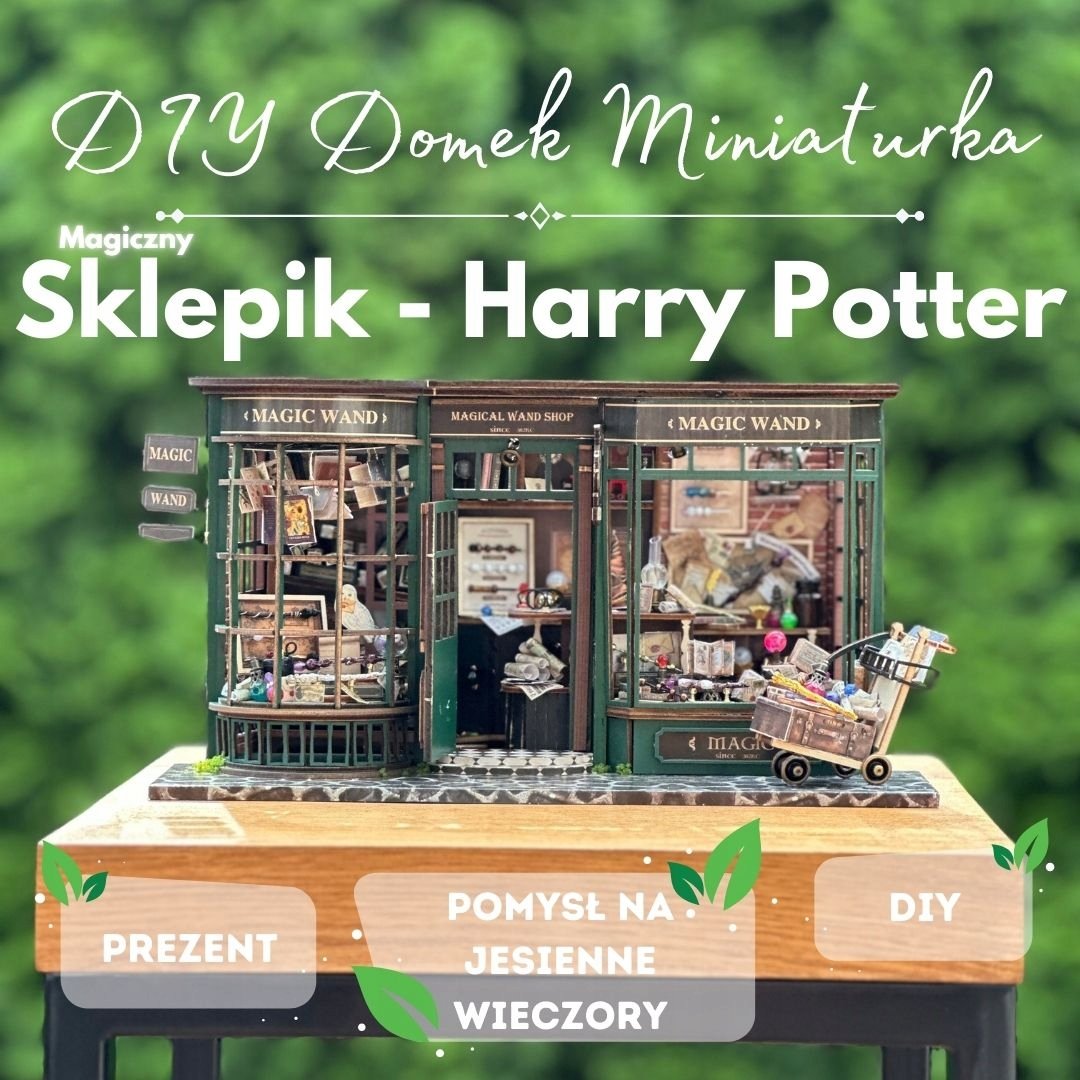 Domek Miniaturka DIY-Harry Potter Book Nook DIY Puzzle 3D