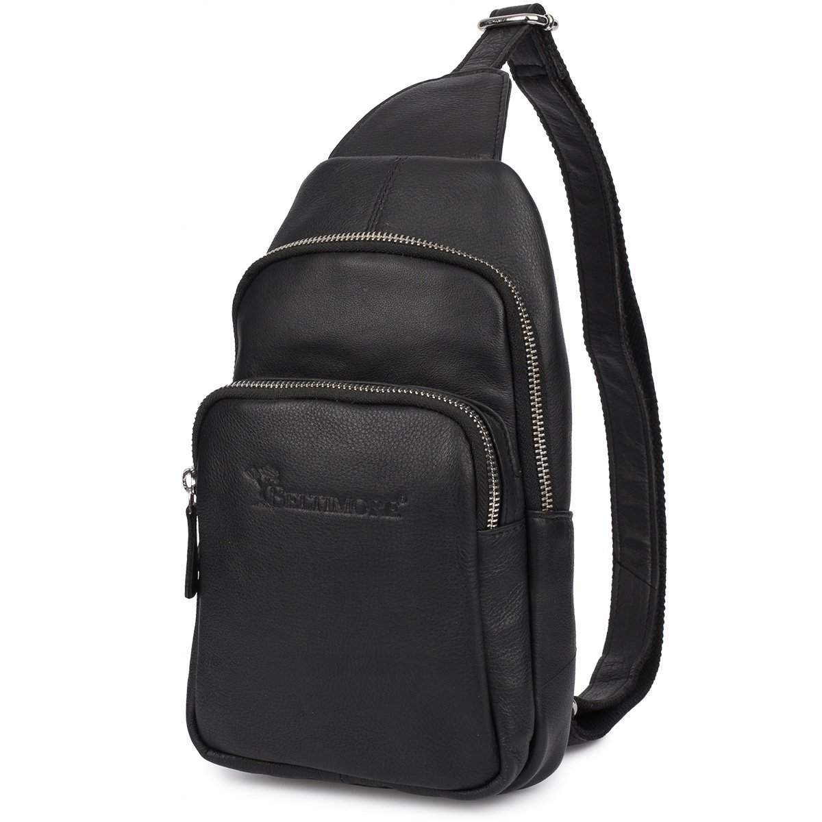 Plecak Skórzany Saszetka Przez Ramię Crossbody Duży Pojemny Skóra Naturalna