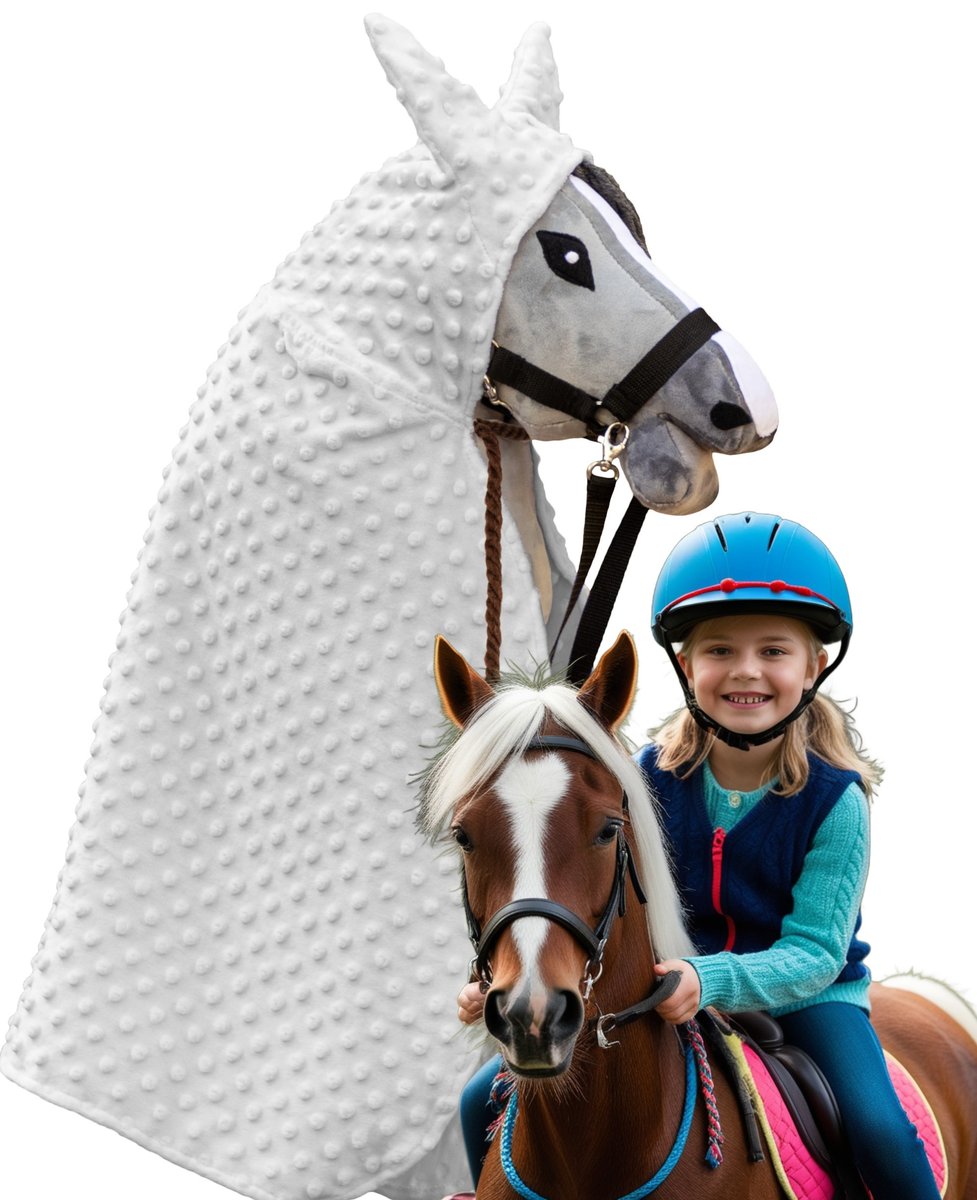 Ubranko dla Konika Hobby Horse Kocyk Peleryna Nauszniki Na Zawody Pokazy