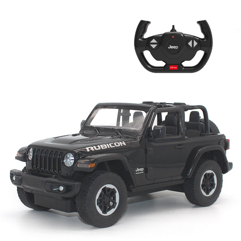 Jeep Wrangler JL R/C skala 1:14 Rastar 79400 samochód sterowany czarny