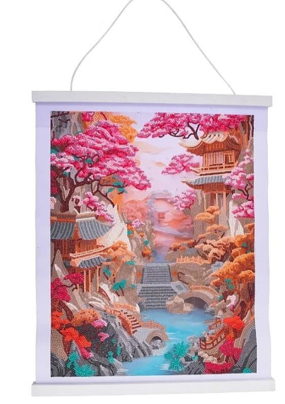Haft Diamentowy Mozaika Diamentowa Plakat 34X45 Cm Wiśnia Epee