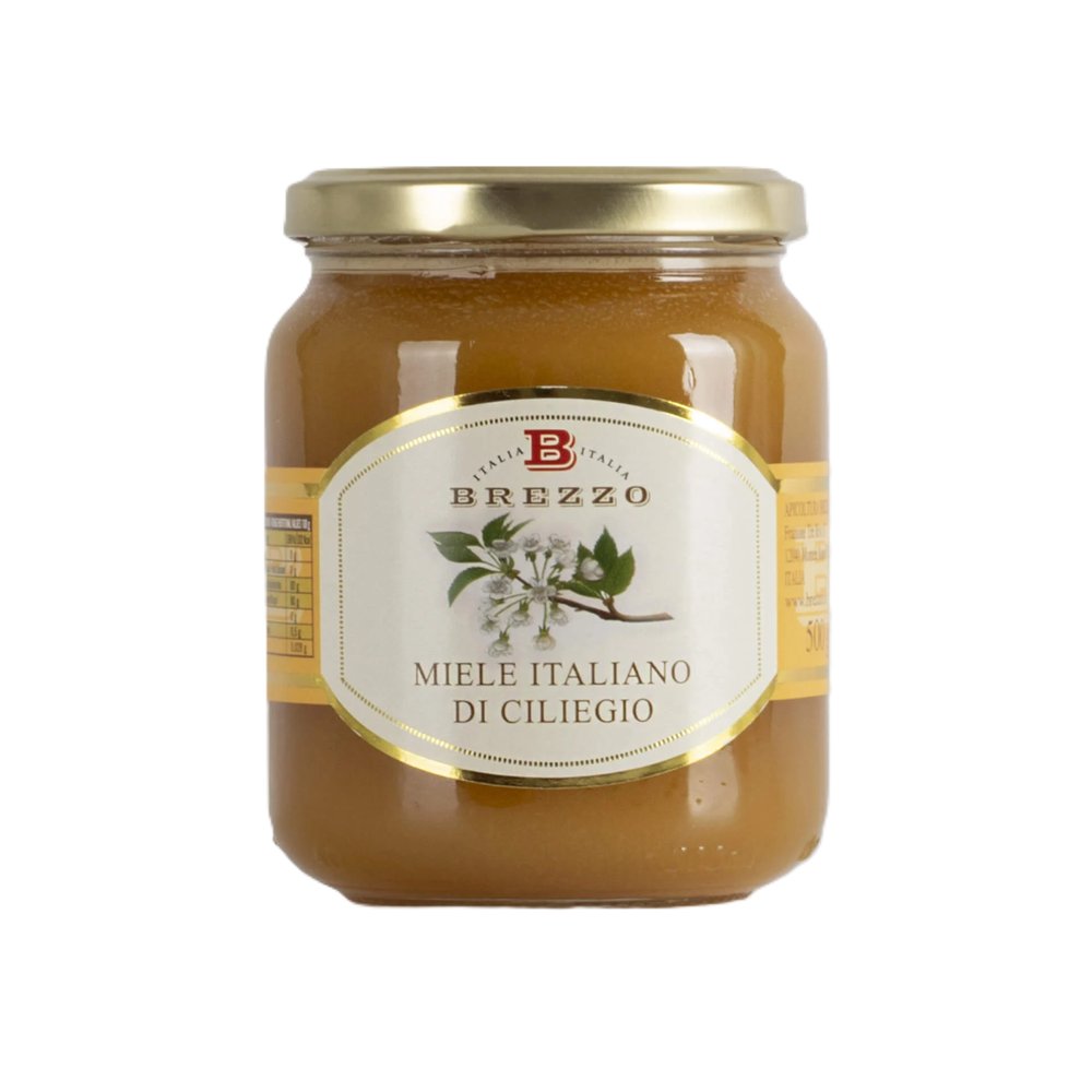 Włoski miód z kwiatów wiśni, 500 g (Miele di Ciliegio) / Brezzo