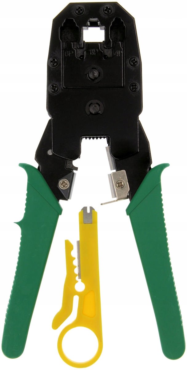 Zaciskarka do Kabli 4/6/8P z Nożem RJ45/RJ11