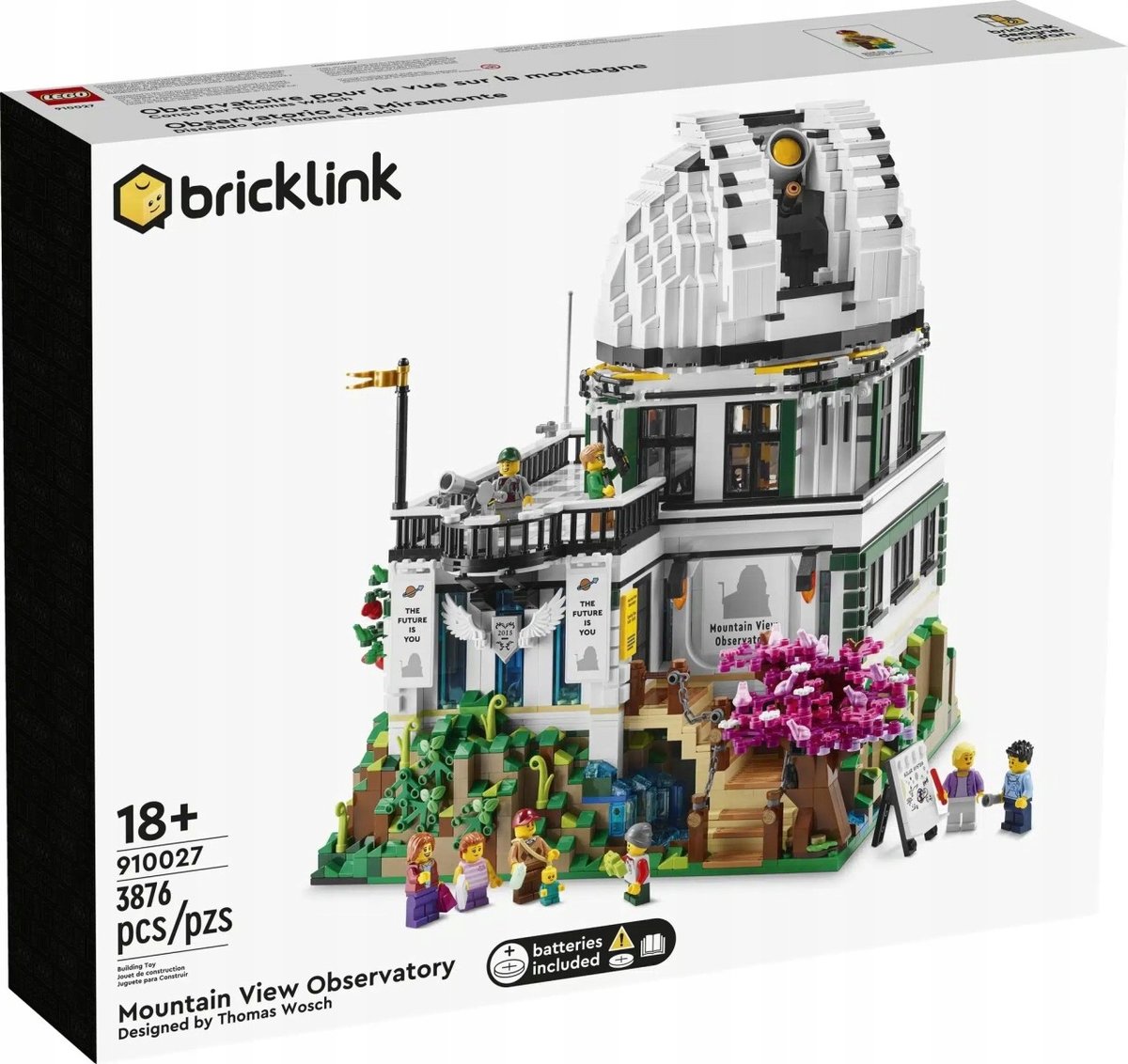 LEGO Bricklink 910027 - Obserwatorium astronomiczne na szczycie góry