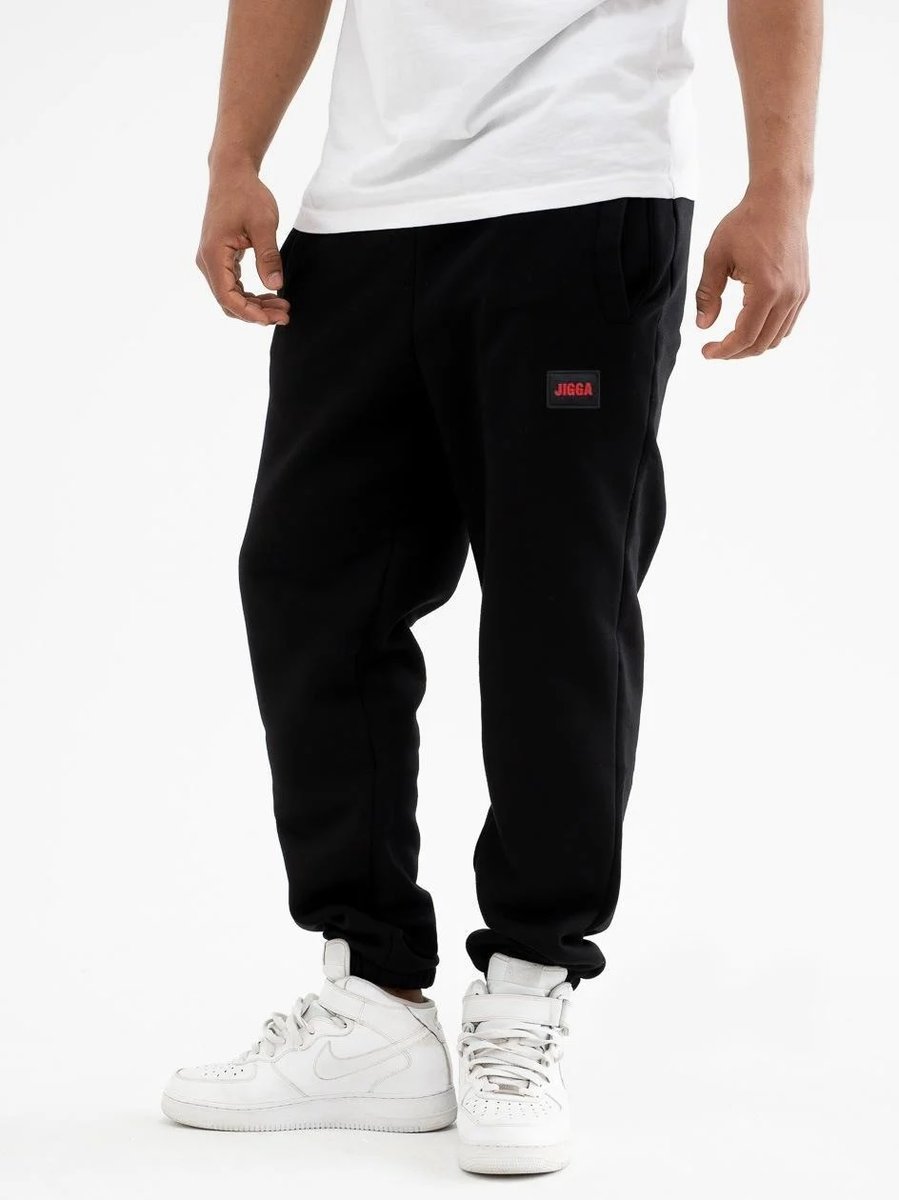 Spodnie Dresowe Męskie Czarne Jigga Wear Frame Name XL