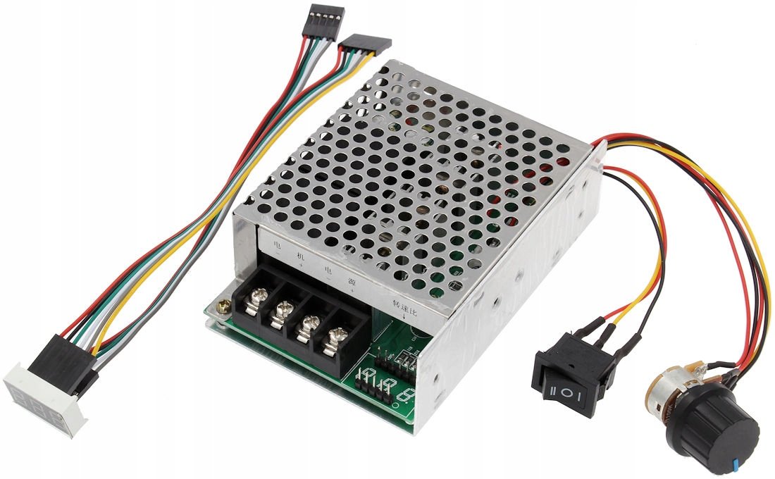 Regulator PWM Obrotów Silnika DC 10-50V 40A 12 24V