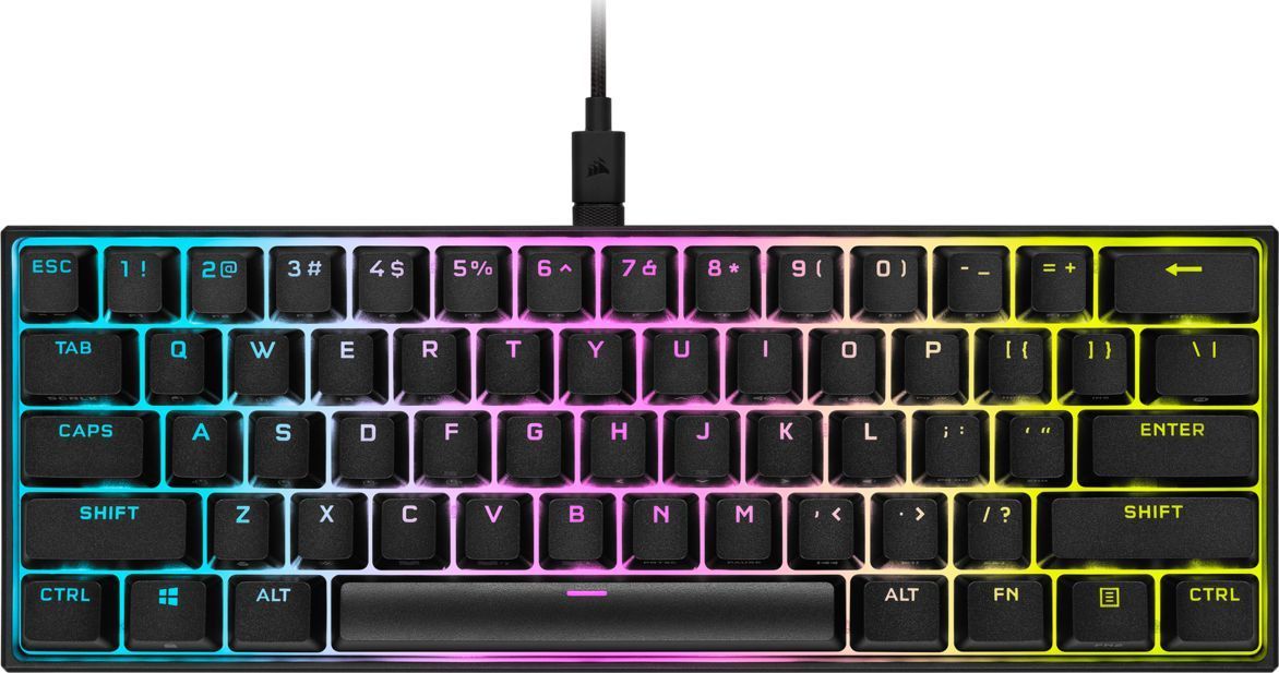 Corsair K65 RGB MINI 60% Cherry MX Speed Silver CH-9194014-DE