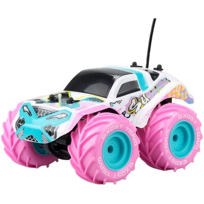 EXOST ZDALNIE STEROWANY SAMOCHÓD AQUA TYPHOON AUTO TERENOWE 5+ 20m RÓŻOWE