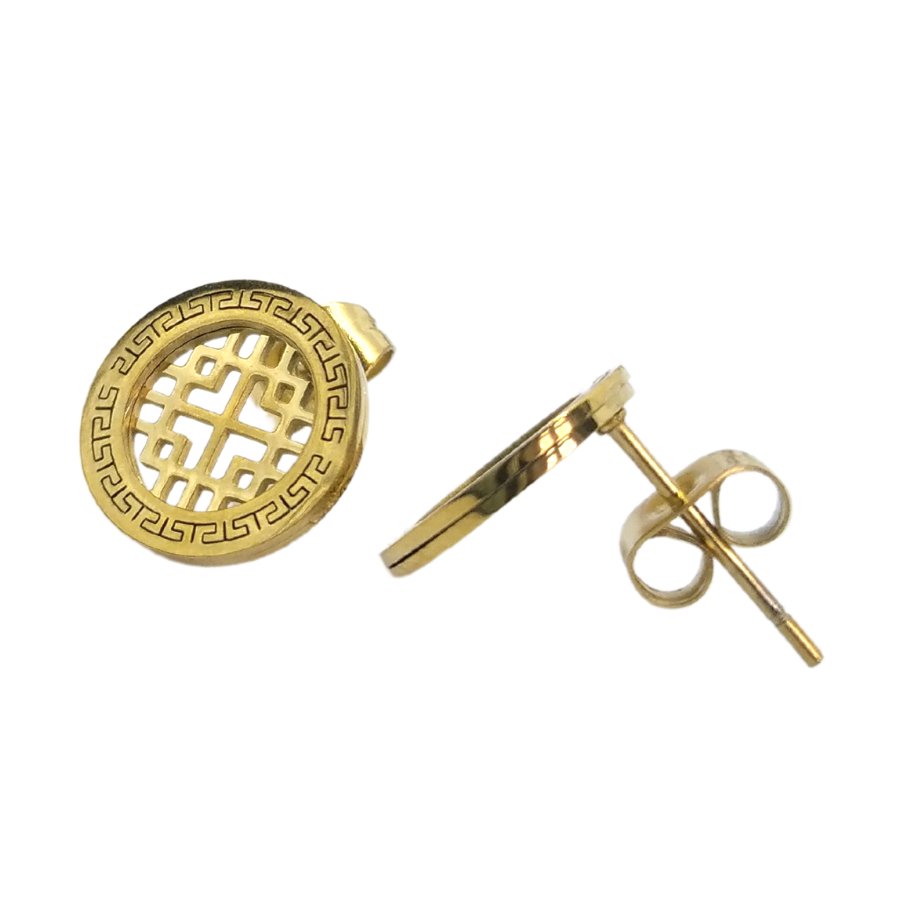 Kolczyki ażurowe - droga grecka