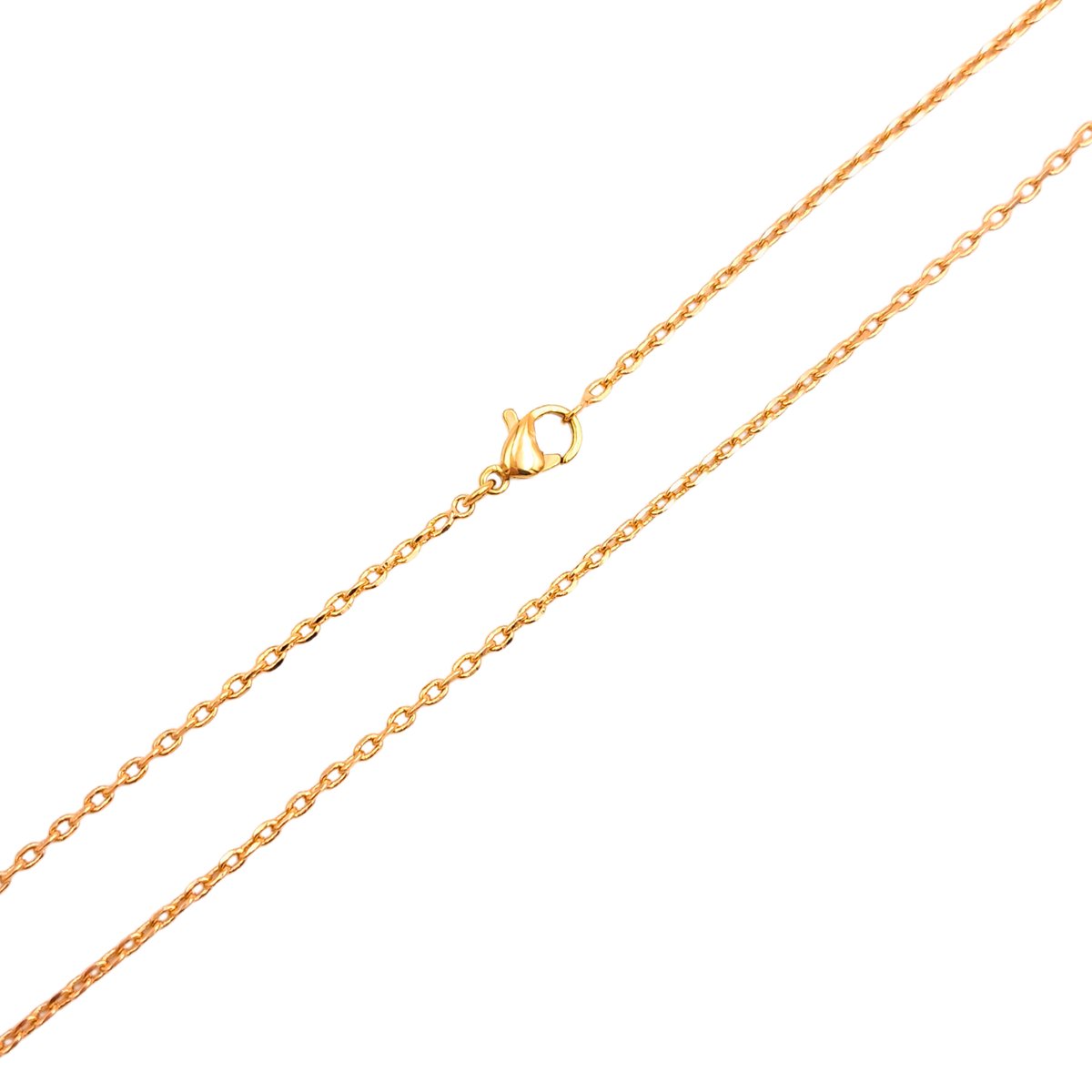 Łańcuszek Ankier 45cm / 1,9mm - Pozłacany 18k Złotem