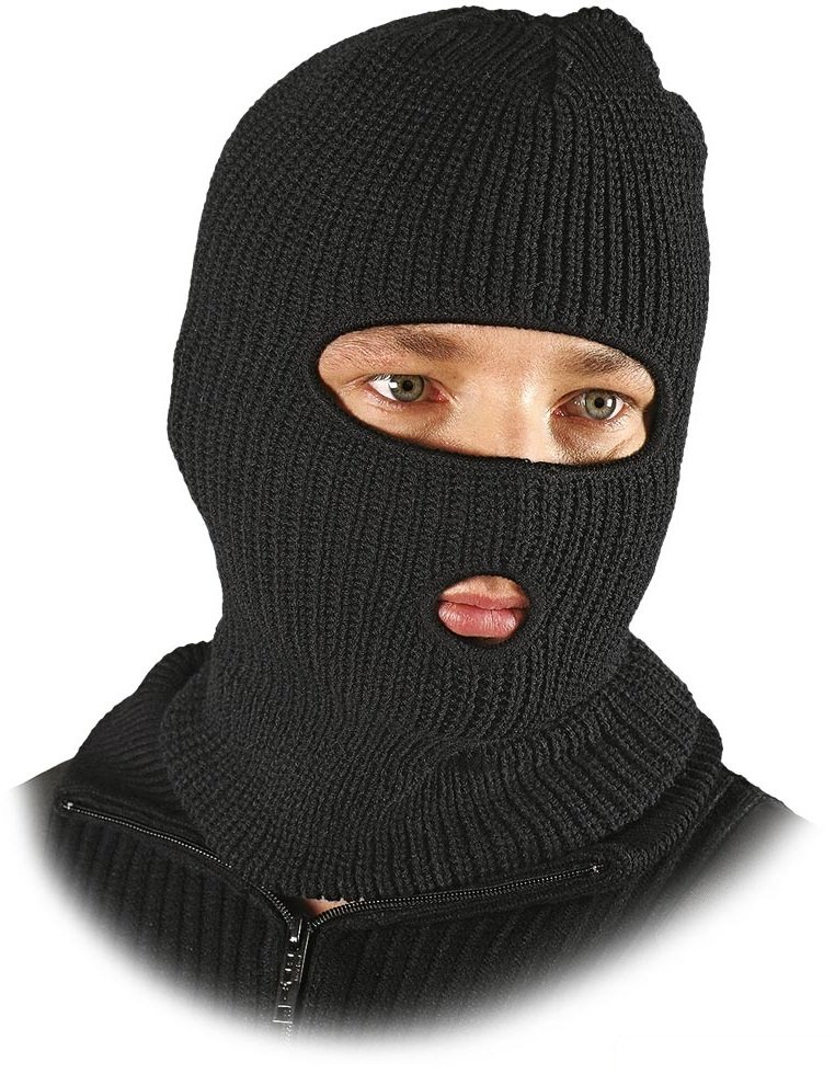 CIEPŁA kominiarka robocza ZIMOWA męska czarna BHP