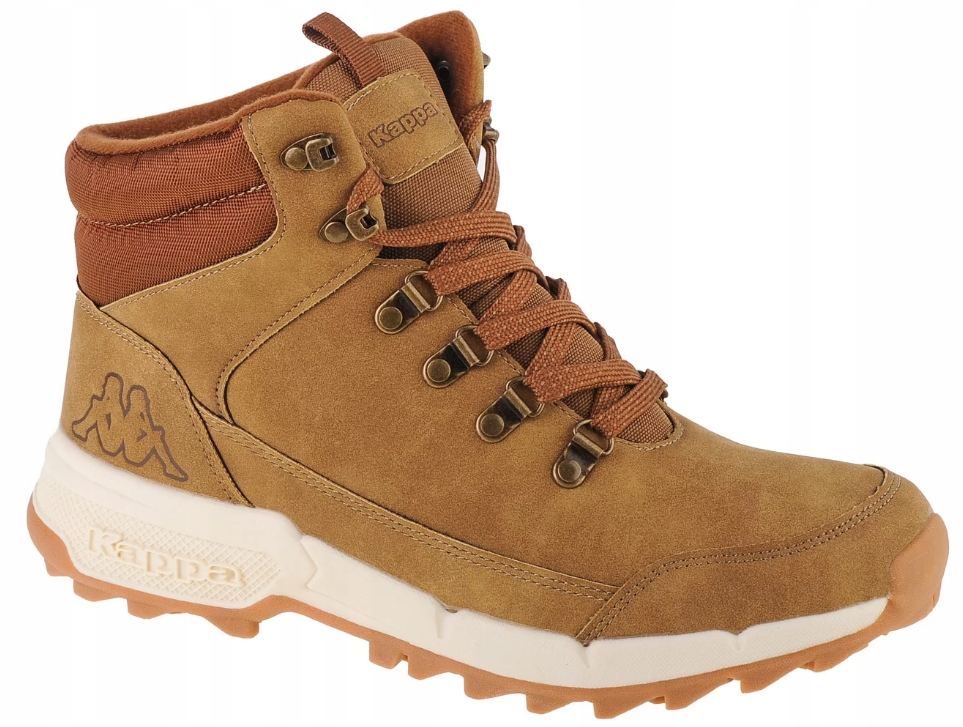 Buty Unisex Trekkingowe Zimowe Kappa Tiber brązowe skóra ekologiczna 40 Eu