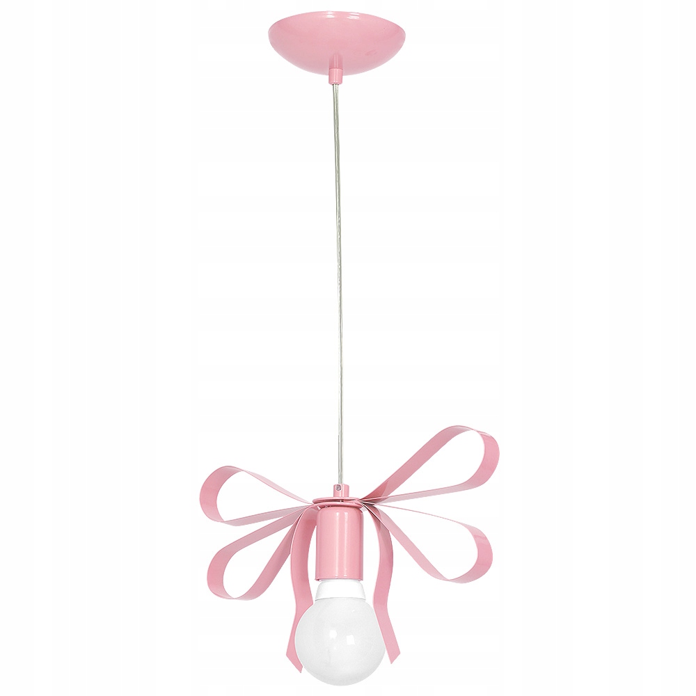 Lampa wisząca Emma Pink 1xE27 różowa