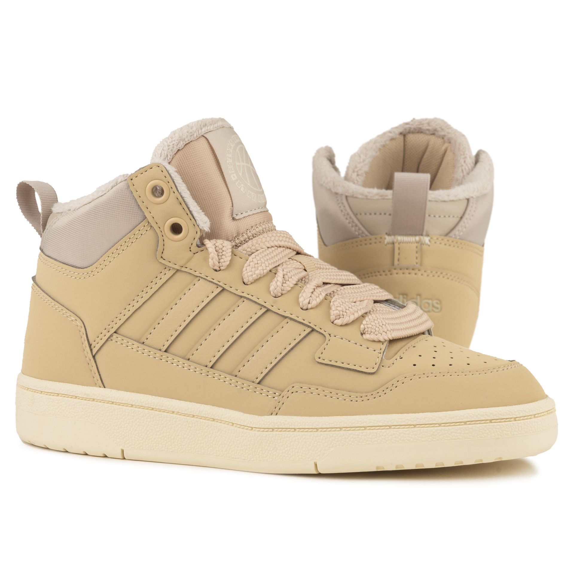 Buty Adidas Rapid Court MID J Winteriz Futerko JR2803