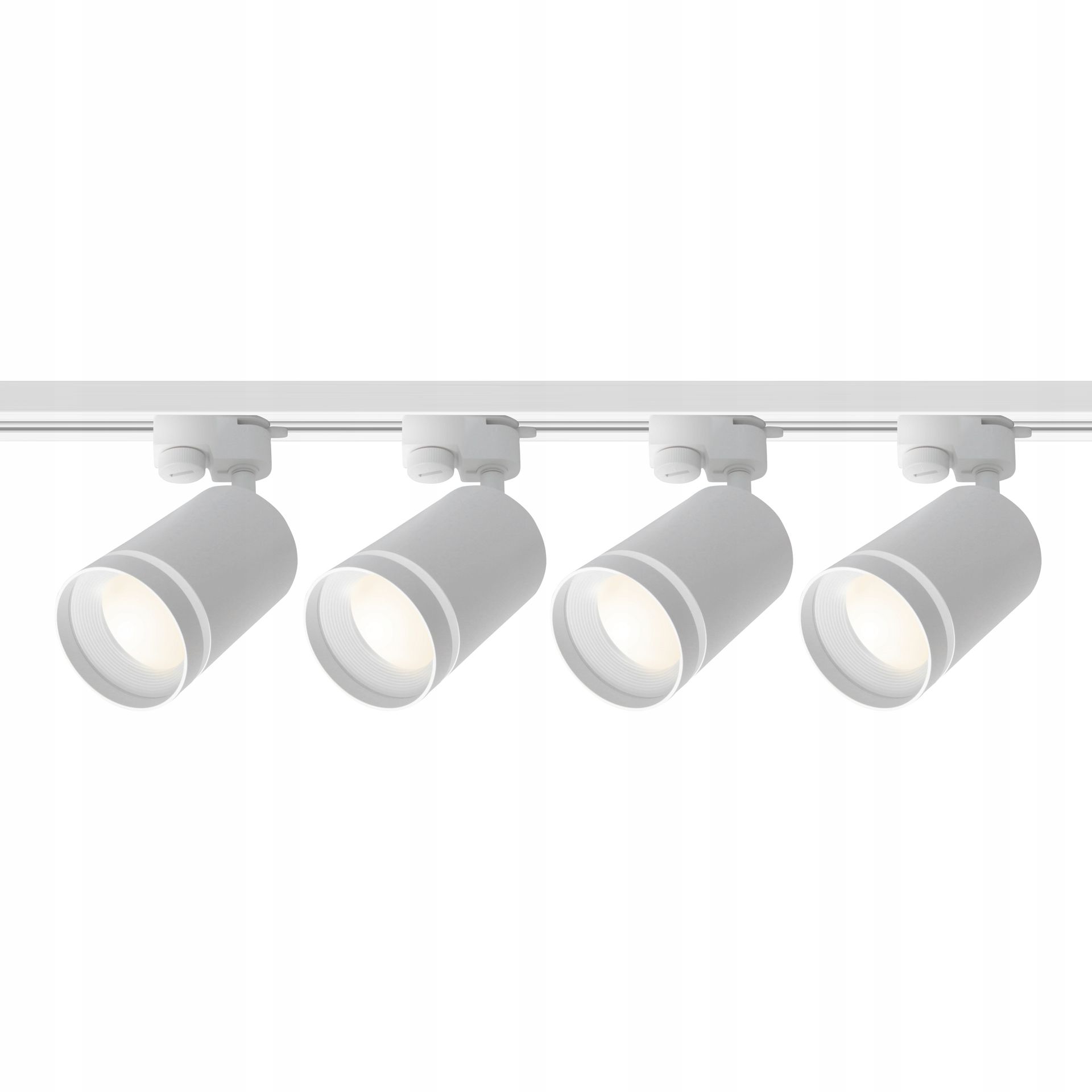 Zestaw 4x Lampa Led Reflektor GU10 Szynoprzewód 2M