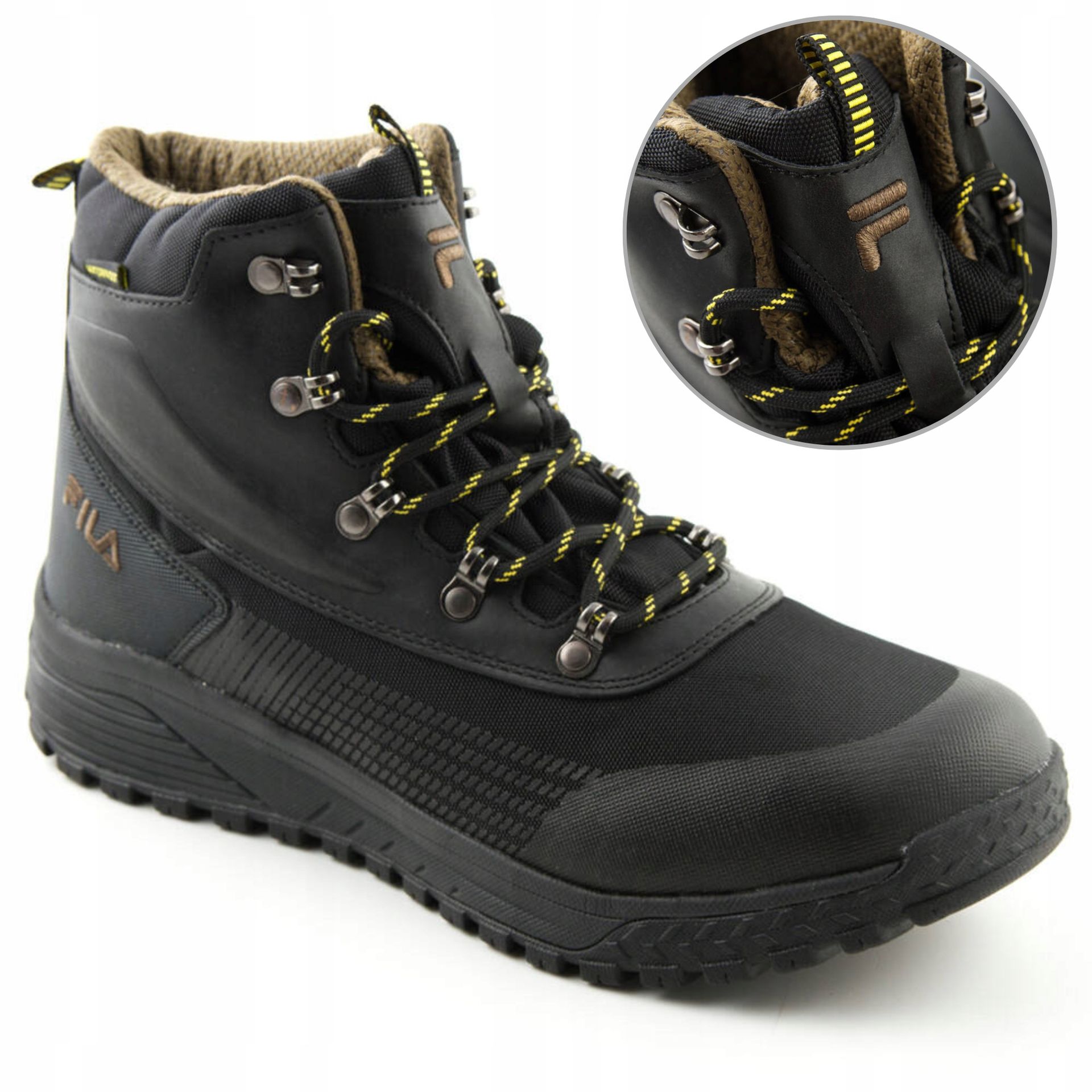 Buty Fila męskie trekkingowe wodoodporne wysokie lekkie trapery r. 42