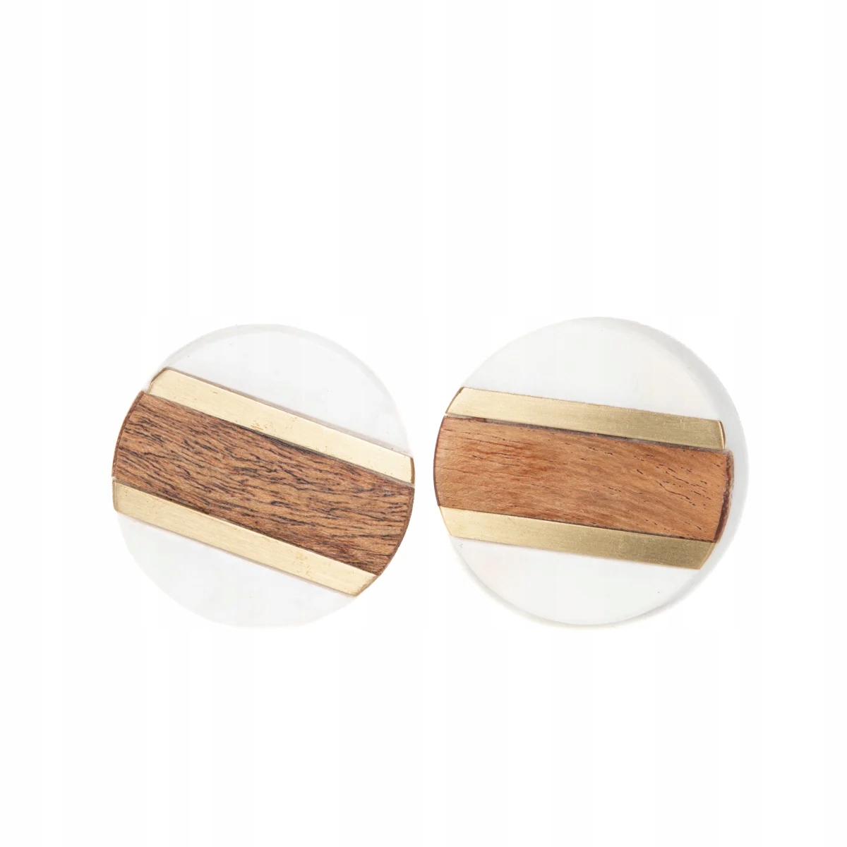Uchwyty do mebli Hant metalowe z marmurem 3,7x3,7 cm Homla