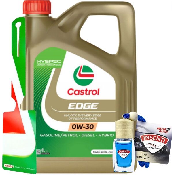 Castrol Edge Titanium 0W30 4L Benzyna 0700 0710 Bmw Opel Mb Zapach