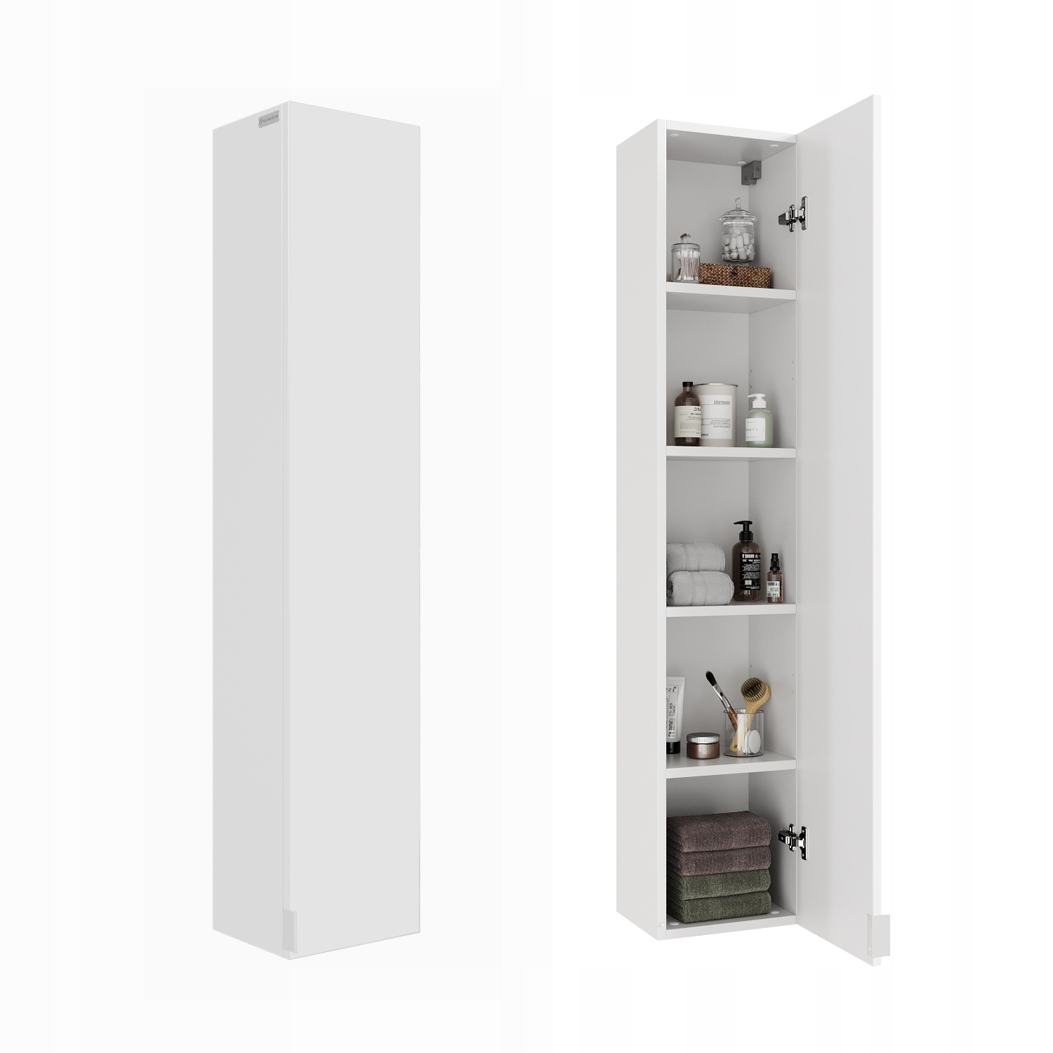 Szafka łazienkowy wiszący 150cm biały mat