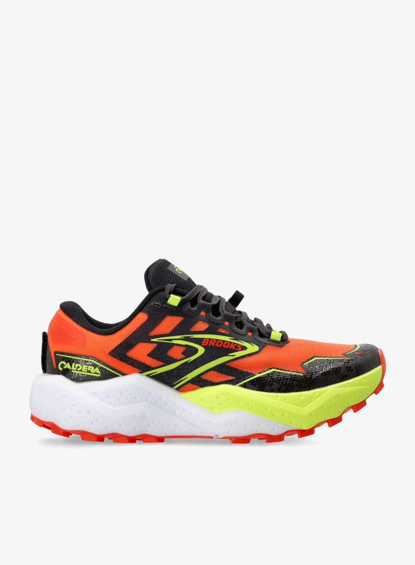 Buty trailowe Brooks Caldera 7 cherry tomato/phantom/lime (42,5)