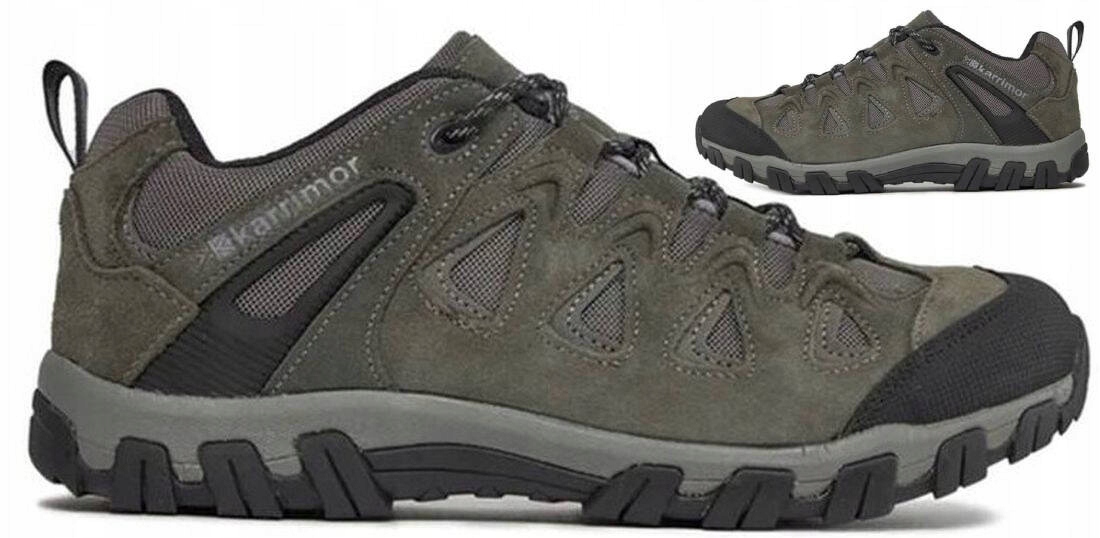 Męskie buty trekkingowe w góry Karrimor Supa K931-DGY zamszowe R. 42,5