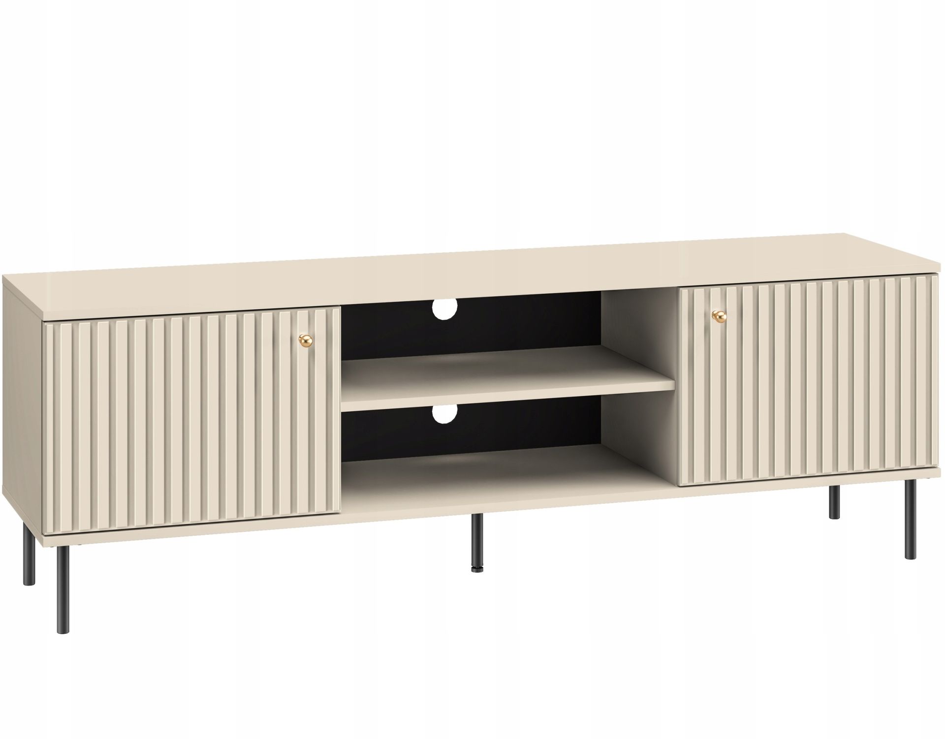 Szafka Rtv do Salonu Kremowa Glamour Sophie