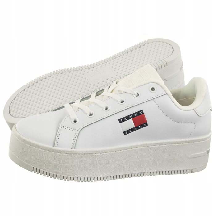 Tommy Jeans buty damskie sportowe białe Flatform Ess rozmiar 41